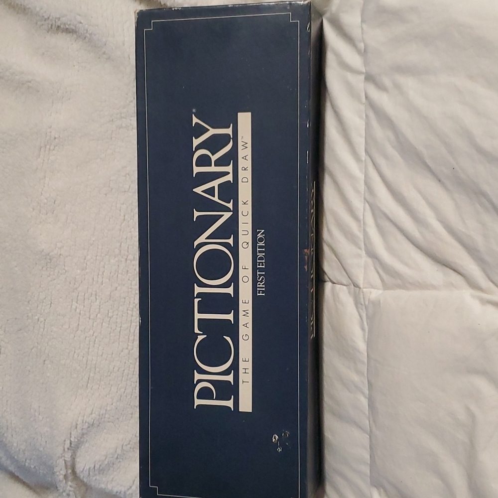 1985 Pictionary: The Game of Quick Draw First Edition board game